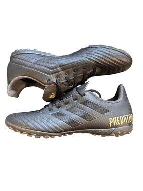 Adidas Predator Tango 19.4 Turf Soccer Shoes Triple Black Womens 7 Lightly Worn